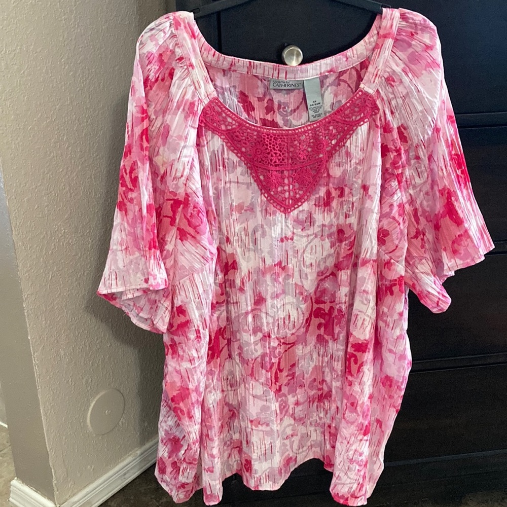 Catherine’s Multi Color Top. Size 4x - image 1